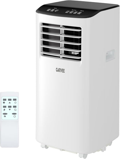 8,000 BTU Portable Air Conditioner, 3-in-1 Portable AC Unit with Remote Control, Cool, Dehumidifier & Fan Modes for