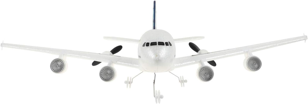 RC Plane Remote Control Airplane 2.4Ghz DIY 2 Channels Remote Control Airplane Built in 6-Axis Gyro, A380 RC Aircraft