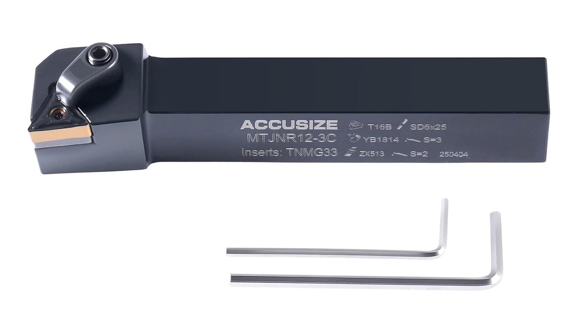Accusize Indexable Tool Holder, 3/4" x 5", RH, 2312-5008
