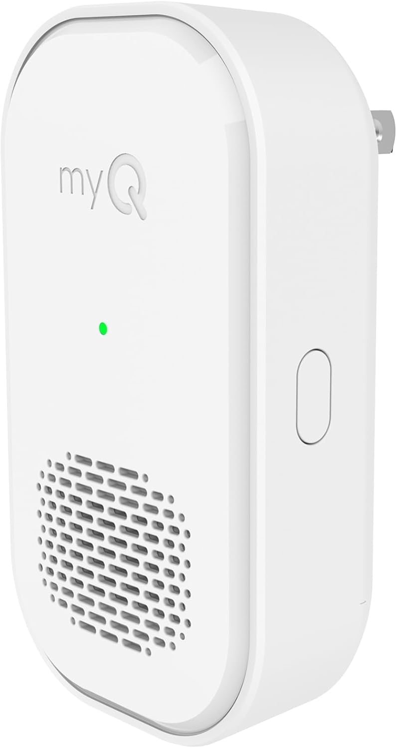 myQ Chime | Audible Alerts, Wi-Fi Enabled, Customizable Tones, Works with myQ Video Doorbell, myQ 3-in-1 Video Smart