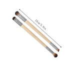 Enhancing Eye Brush Set, Makeup Brushes For Liquid, Cream & Powder Eyeshadow & Eye Liner Application, Dual-Sided &