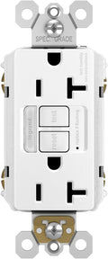 Legrand radiant 20 Amp Tamper Resistant LED Night Light GFCI White