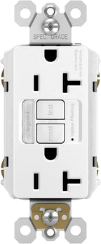 Legrand radiant 20 Amp Tamper Resistant LED Night Light GFCI White