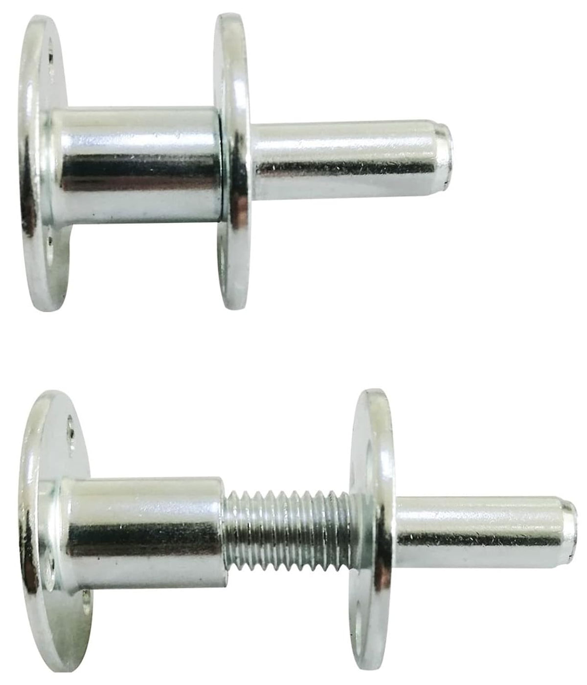 4 Sets M12 Metal Bed Post Connector T-Nut Post Connector Screw-in Butt Nut