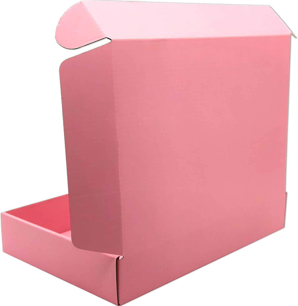 11x8x2 Shipping Boxes Pink Mailer Corrugated Cardboard Box Set of 25