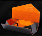 Wine Boxes for Champagne - Collapsible Single Wine Box (Black)