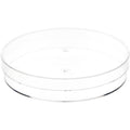055C Clear Round Petri Dish Plastic Container, 5.5625" W x 1" H, Pack of 2