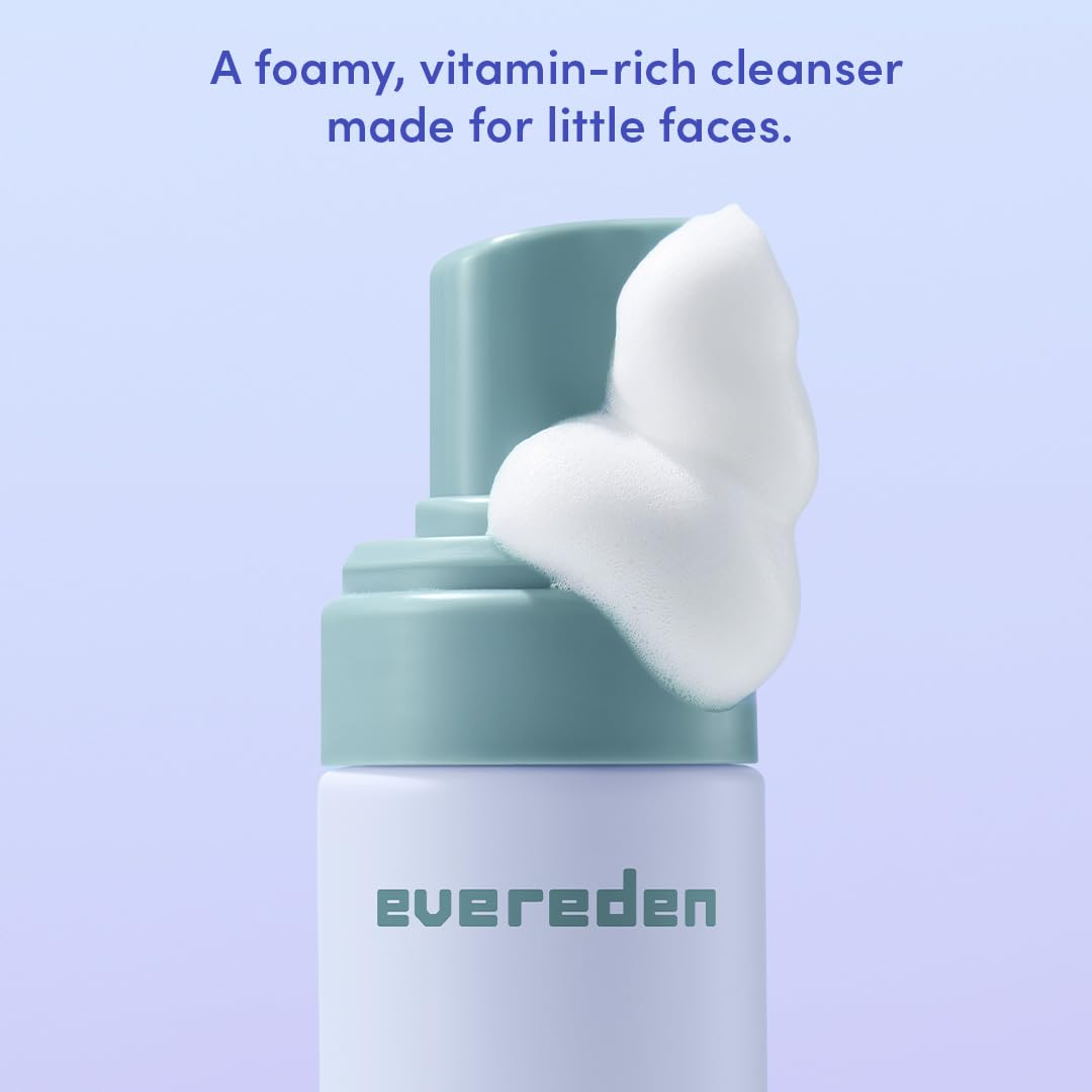 Unscented Kids Face Wash, Safe for Sensitive Skin & Gentle