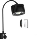 16W Full Spectrum Aquarium Light, 4 Channels Remote Control，Adjustable Gooseneck Freshwater Super Bright Fish Tank