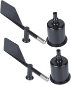 2 Pcs Wind Anemometer Shell Abs Wind Indicator for Direction Measurement Durable Indicator for Weather Stations