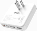 Flat USB C Wall Charger, 34W 4-Port USB Charger Block, Fast Charging Block with 20W Port Power Delivery and Dual