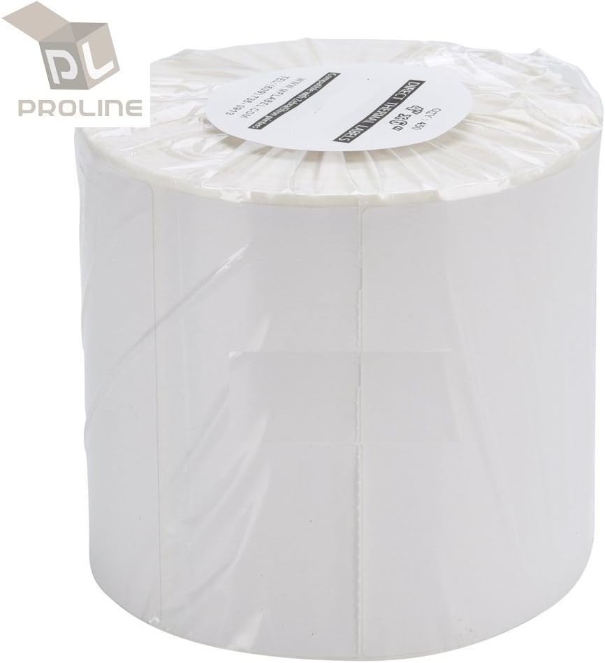 4 Rolls, 500 Labels Per Roll, 4'' x 6'' Direct Thermal Labels, 2000 Labels Total, 1" Core (4 Rolls)