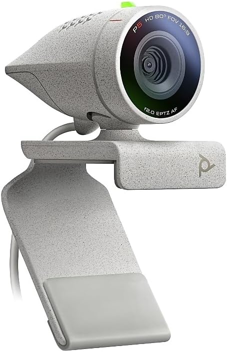 Poly Studio P5 Professional Webcam (Plantronics) - 1080p HD Laptop Camera for Video Conference & Distance Learning