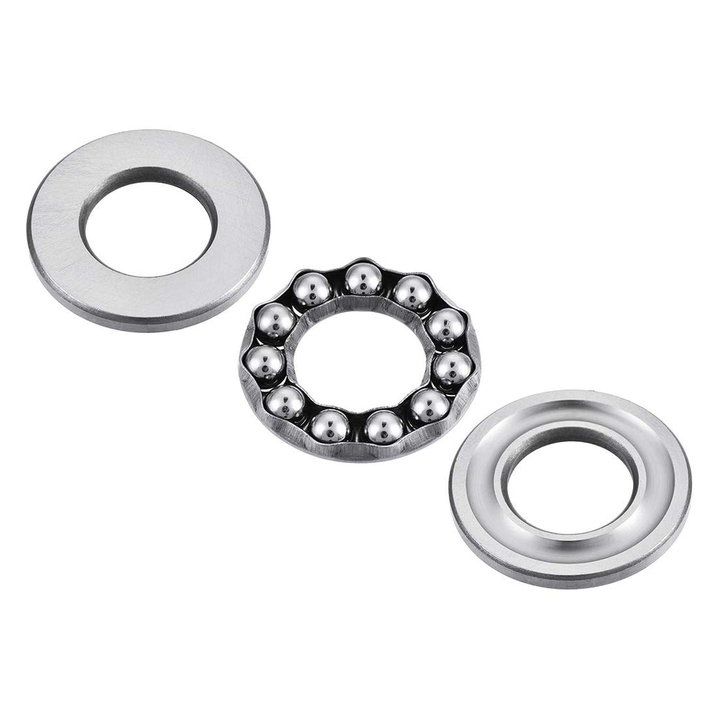 uxcell 51203 Thrust Ball Bearings 17mm x 35mm x 12mm Chrome Steel Single Direction 3pcs