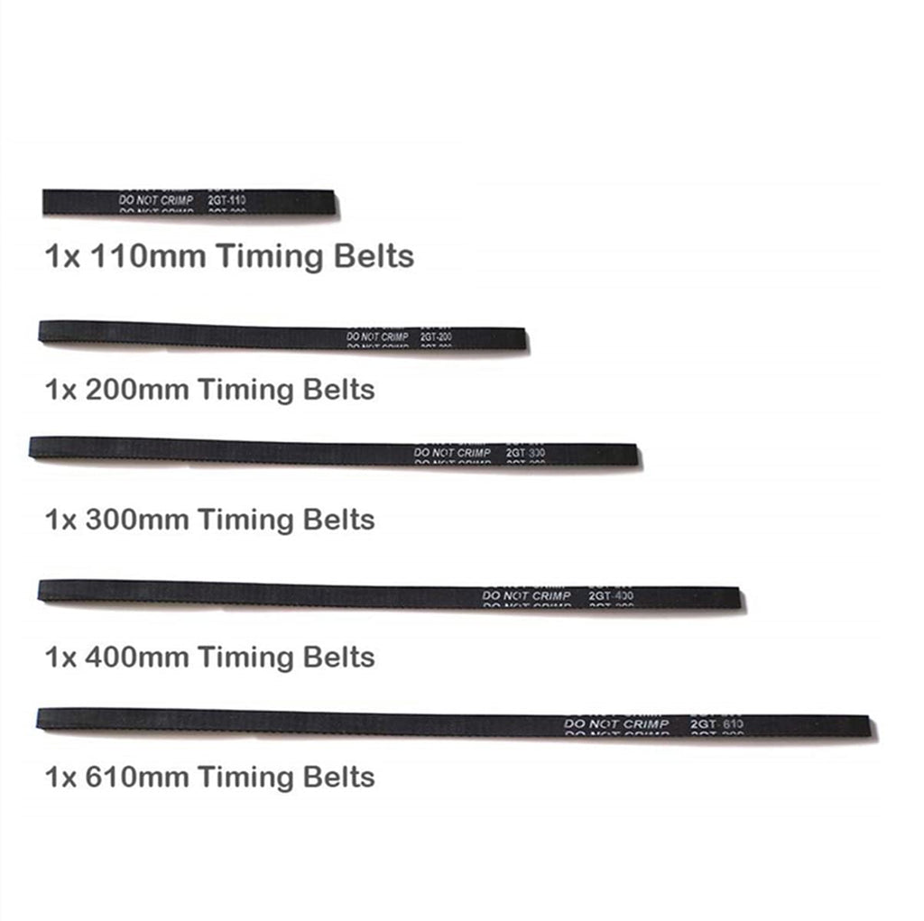 3Dman GT2 Timing Belt Closed Loop Rubber Belt 110mm 200mm 300mm 400mm 610mm for Width 6mm 3D Printers -5pcs