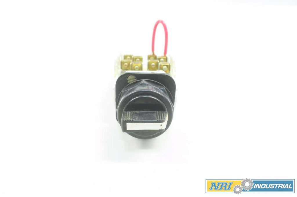 ALLEN BRADLEY 800H-JR2 3-POSITION SELECTOR SWITCH SER F D580564