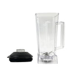 2L Square Blender Jar Container with Serrated Blade Base Lid Replacement Part