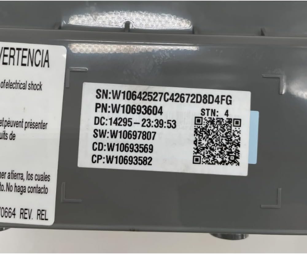 W10693604 Washer Control Board W11029844 (AP6038802) Replaces WPW10693604, 4461621, PS11770319, W10661576, W10908724 Compatible with Maytag MHW5100DC0, MHW5100DW0