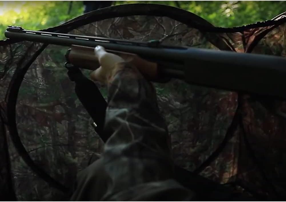 Jakehouse Lightweight Durable 96" x 27" Compact Size 2-Person Capacity Portable Turkey Hunting Ground Blind - Mossy