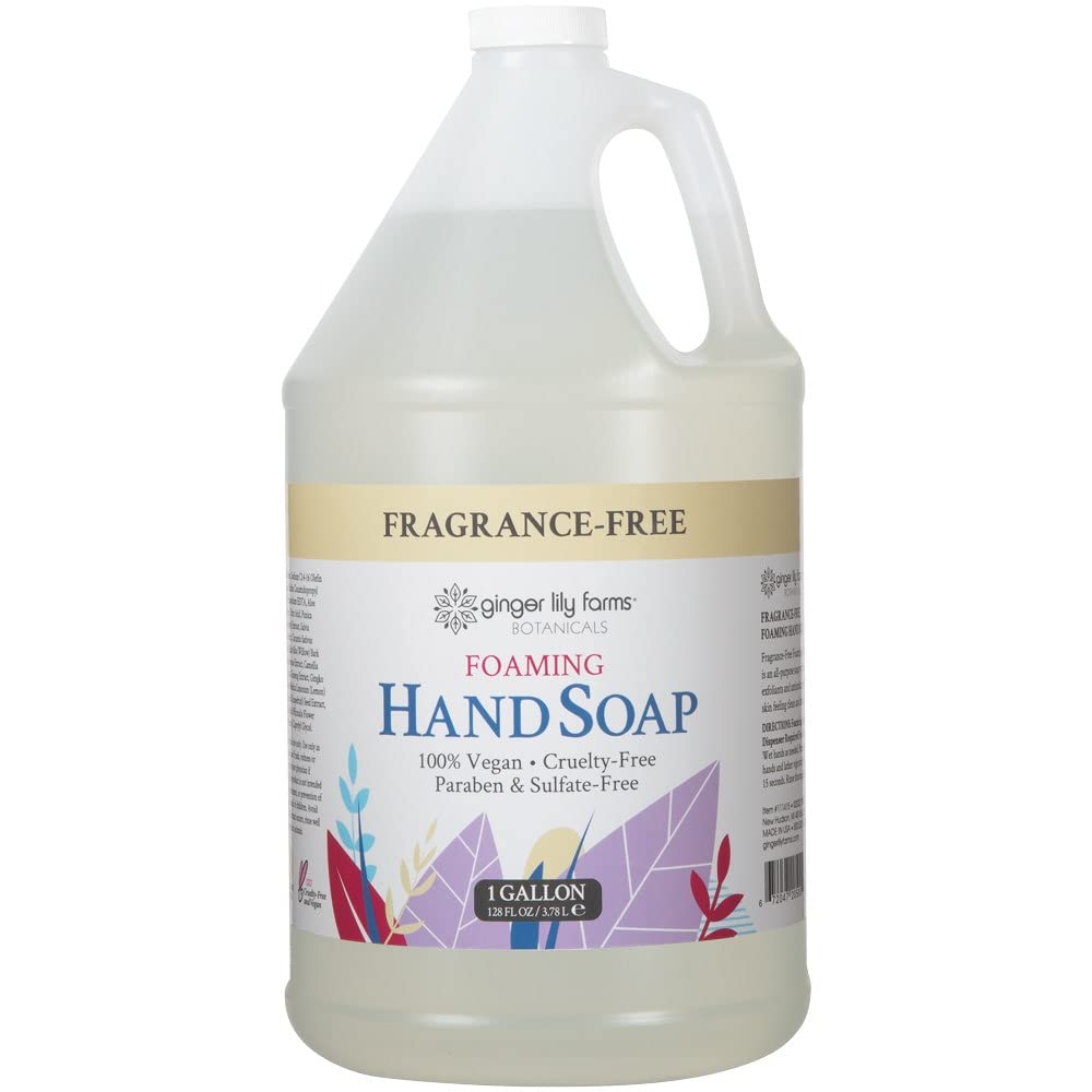 Botanicals Foaming Hand Soap, 128oz, Fragrance Free