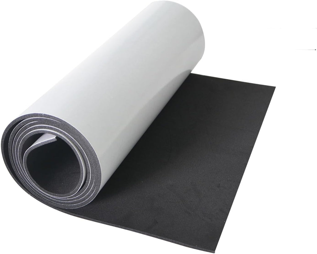 Closed Cell Foam Roll, 81 x 12 x 1/16 Inch Foam Sheet,Black