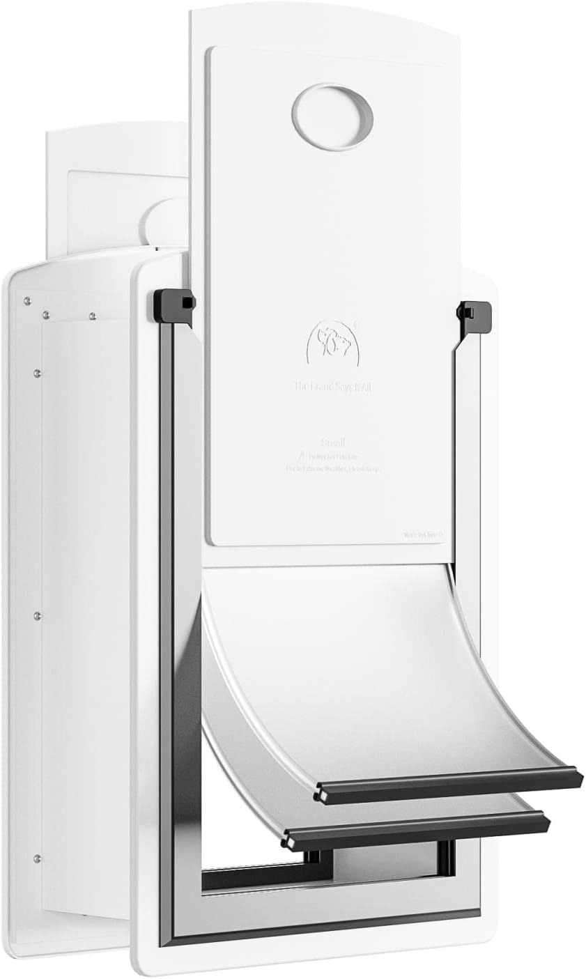 Cat Door for Wall, Energy Efficient Pet Entry Door