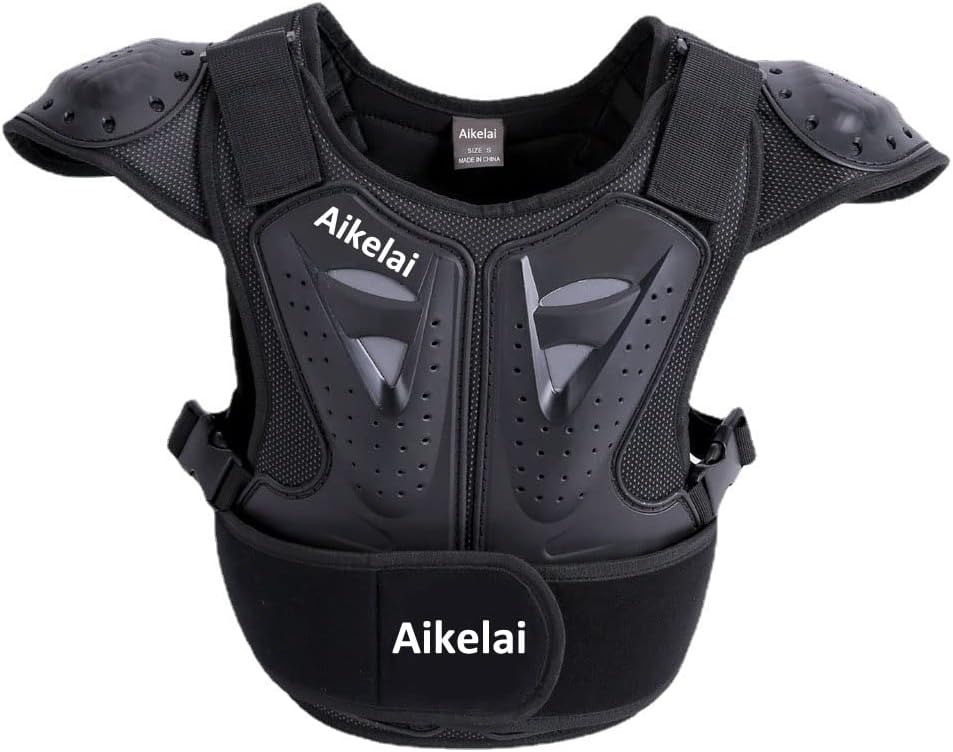 Youth Kids Chest Protector Dirt Bike Gear Motorcycle Chest Armor Motocross Dirtbike Protective Gear for Child, Boy