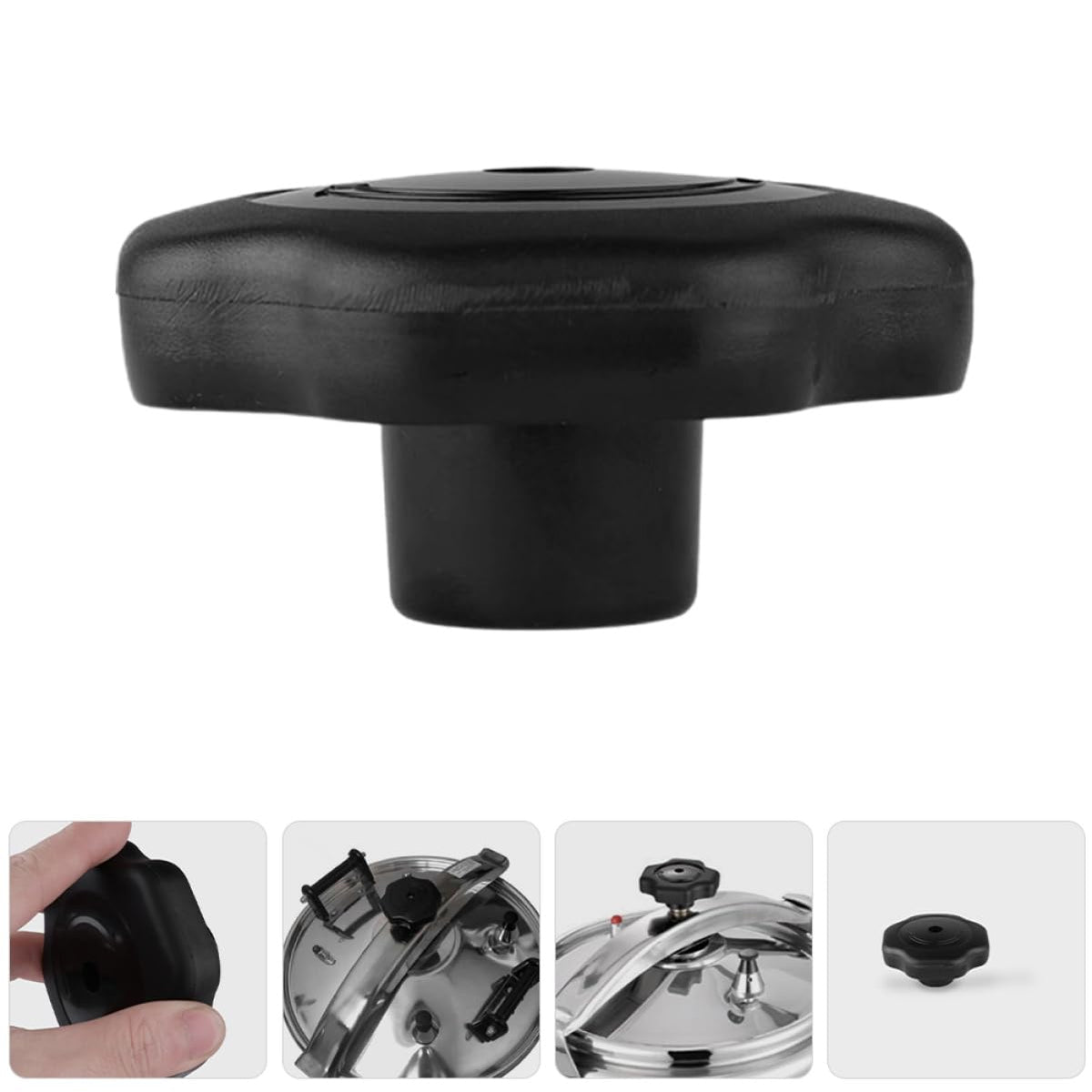 MAGICLULU 2pcs Pressure Cooker Knobs Pot Lid Replacement Knobs for Home Restaurant Use Easy Installation Compatible Pressure Cookers Design