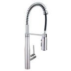 SB-1043-SS Neo Spring Kitchen Faucet with Pull Down Sprayer, Stainless
