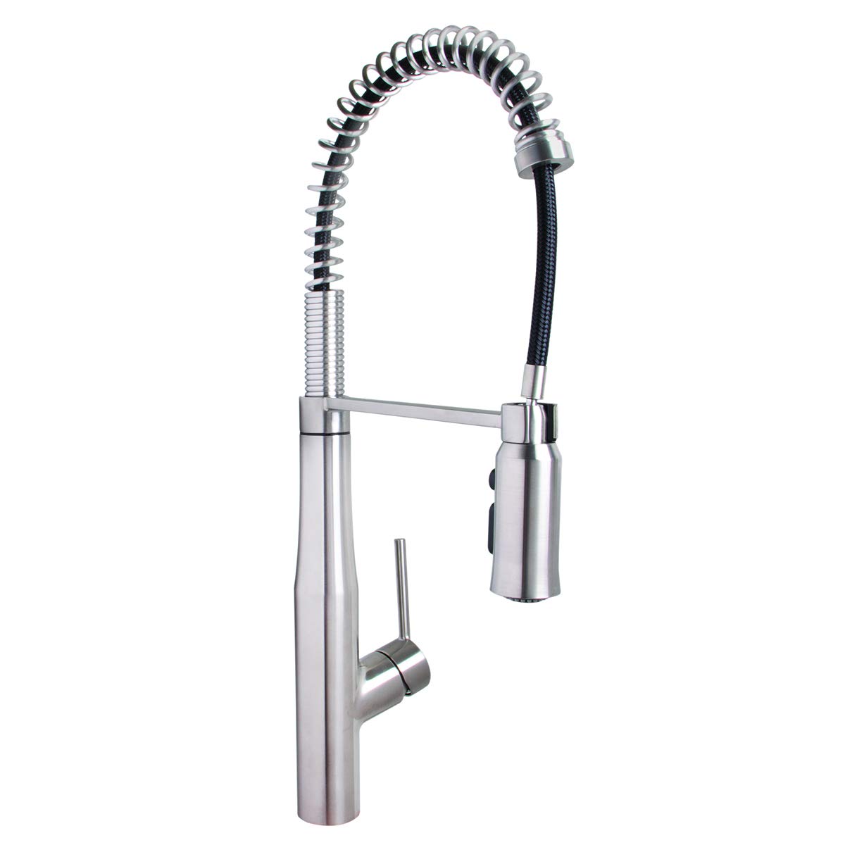 SB-1043-SS Neo Spring Kitchen Faucet with Pull Down Sprayer, Stainless