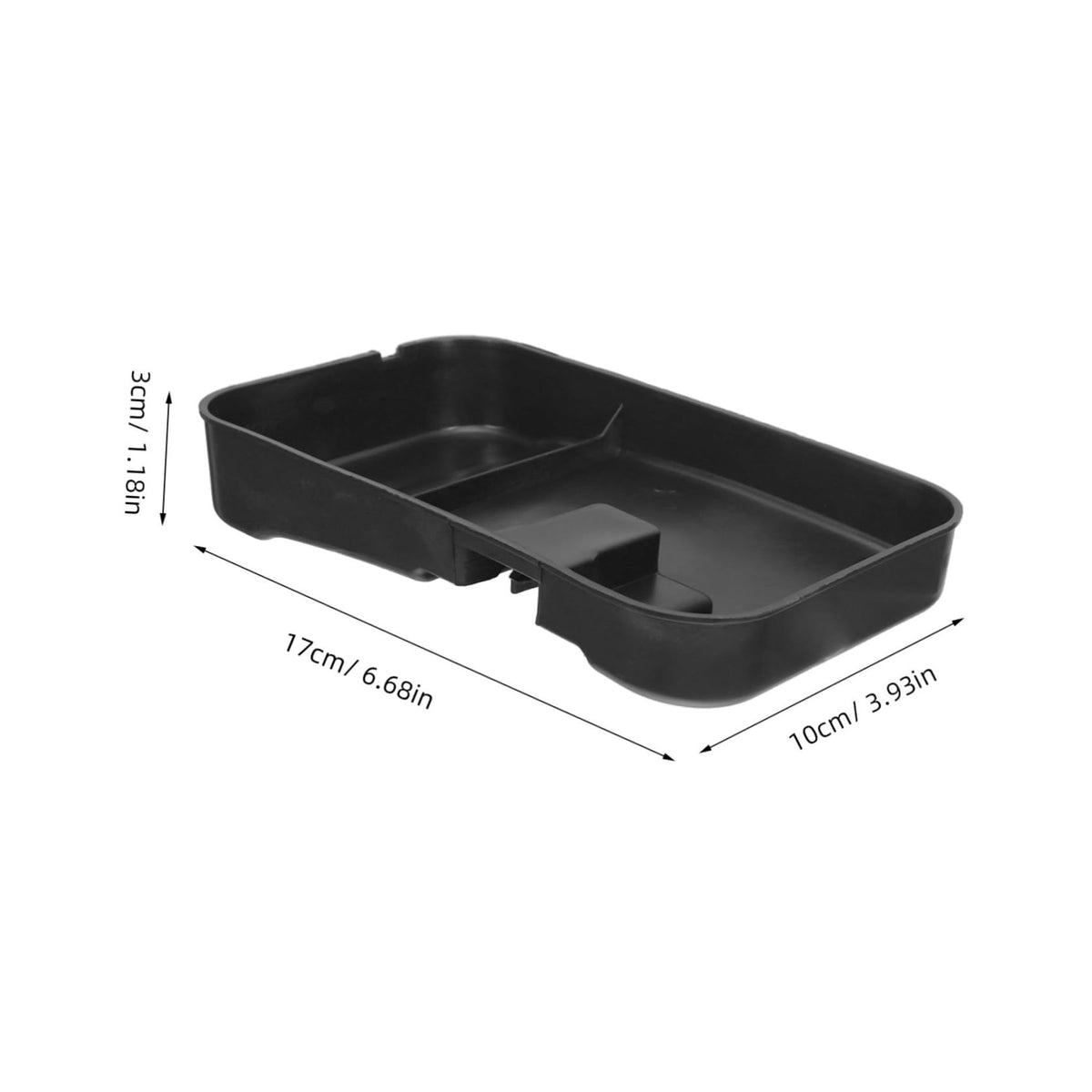 Fridge Compressor Replacement Tray Black Plastic for Refrigerator Drain