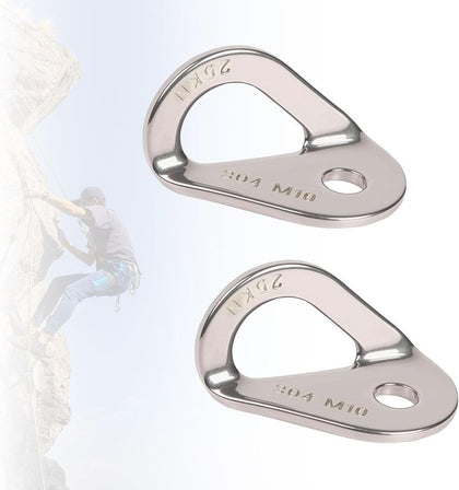 Climbing Bolt Hanger - Stainless Steel Rock Climbing Anchor Bolt Outdoor Gear Rescue Hammock Installation, Fits for