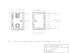 Arcade Game Single Entry Coin Door Blank, Coin mechs and Lock Sold Separately