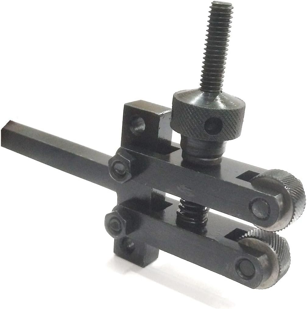 Clamp Type Knurling Tool 2" Inches Capacity 3/8" Shank for Lathes (With spare knurls)