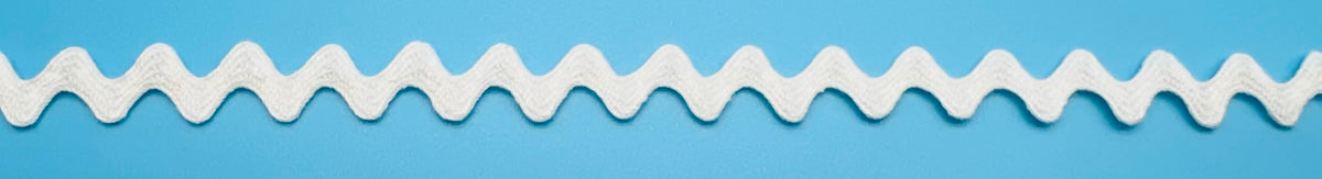 5/16" 100% Cotton RIC Rac - 25 Yards (White)