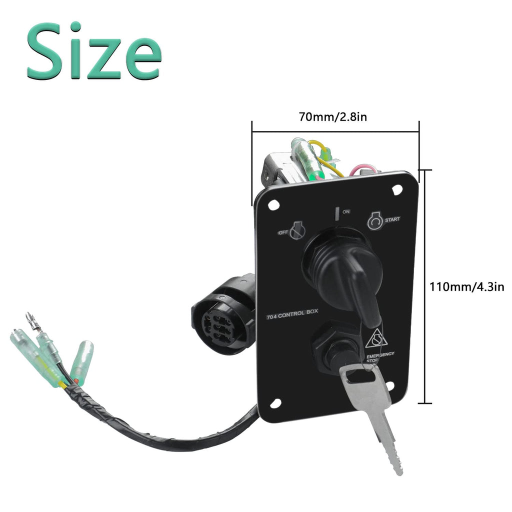 Main Switch Panel Single Engine Key Switch Panel Compatible with Yamaha