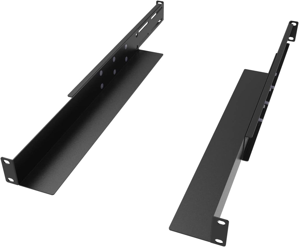 1U Universal 4-Post Rack Mount Server Rack Rails 16.5-29.5" D