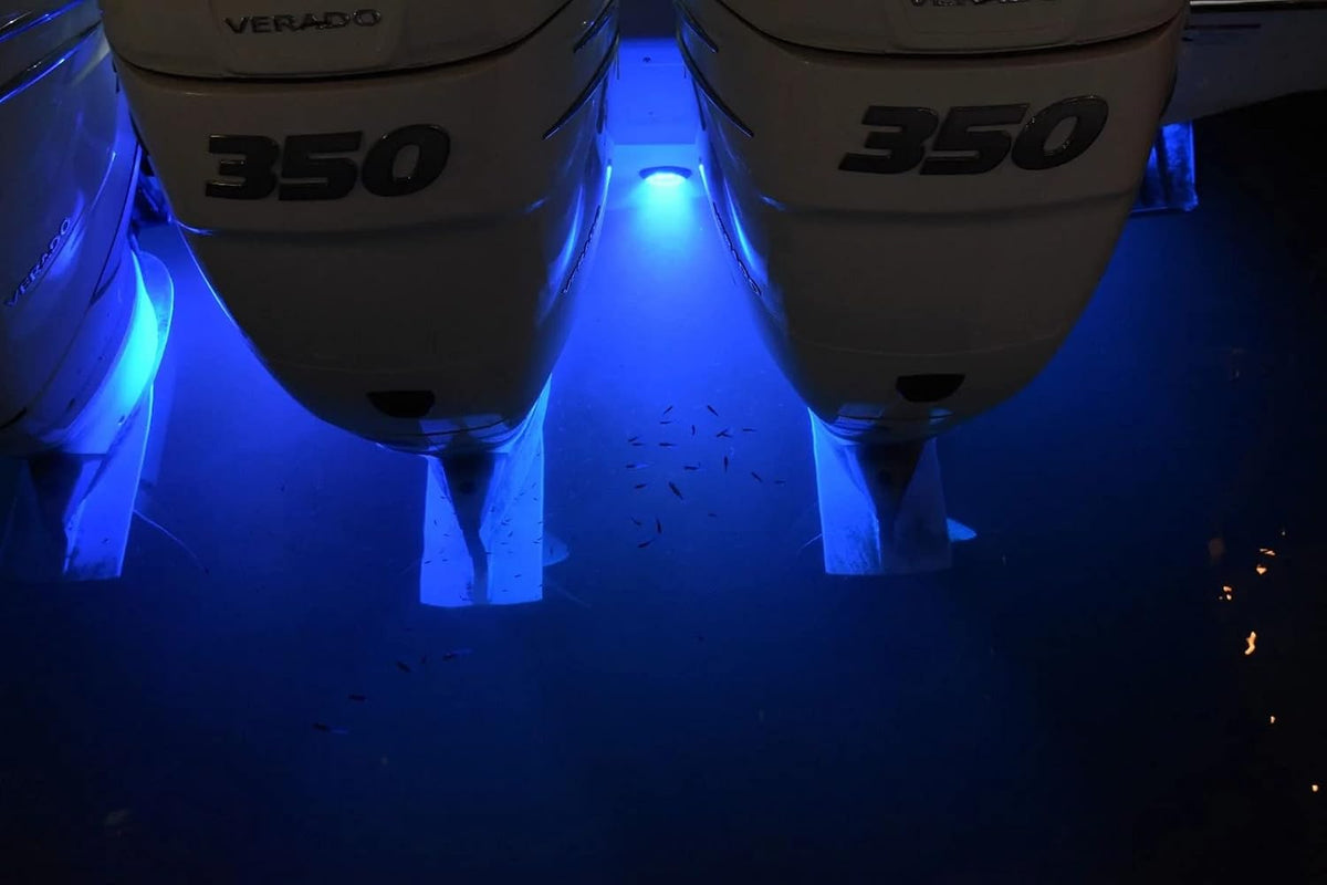 Lumitec SeaBlaze Mini Underwater LED Boat Lights - Marine Grade, Fishing, Dinghy, Skiff - Sold as a Pair