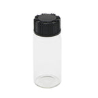 15 Pack 10 ml Small Glass Bottles Vials with Screw Caps, Brown&Clear