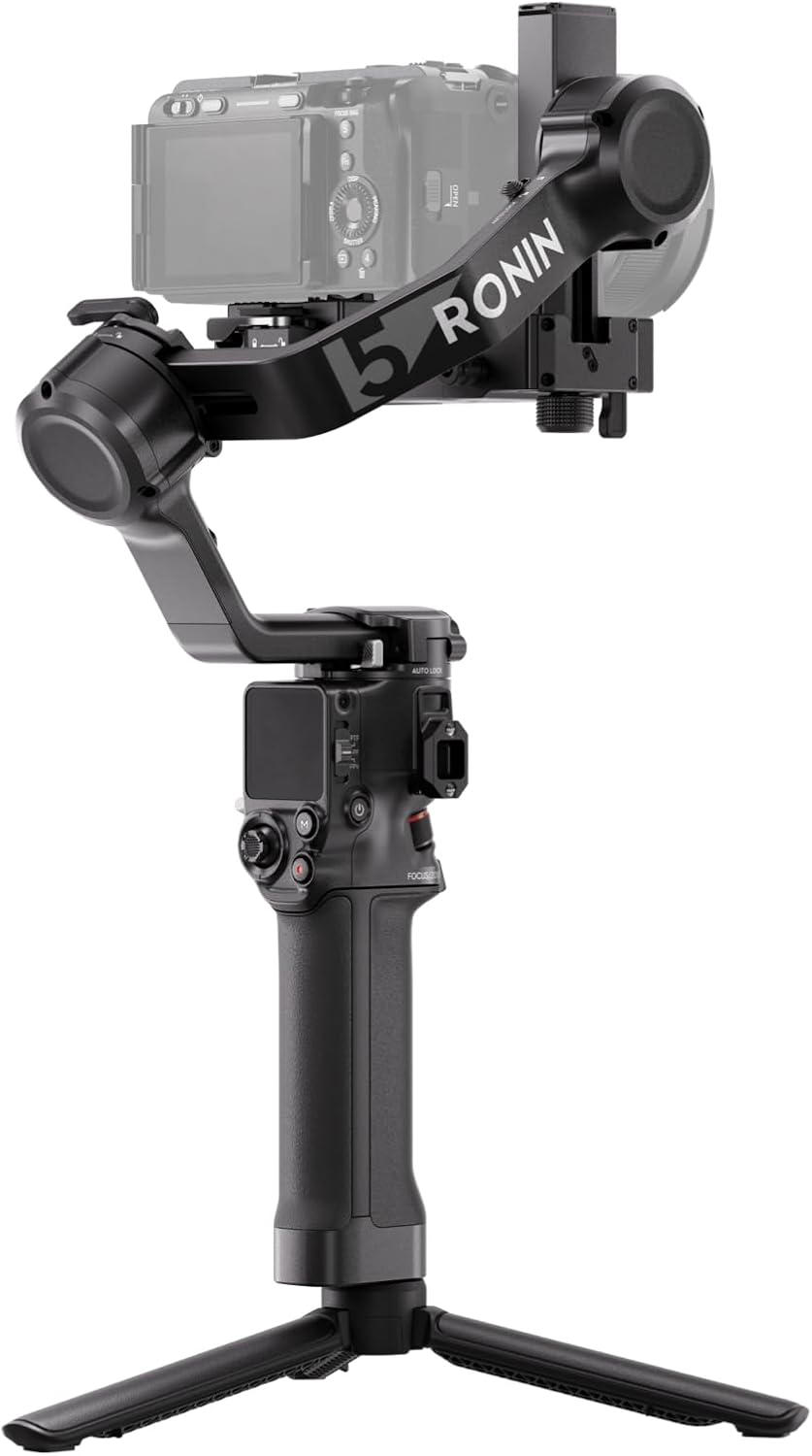 RS 5, Gimbal Stabilizer for Camera, Canon/Sony/Nikon/Fujifilm | Fine-Tuning Knobs, 2nd-Gen Automated Axis Locks