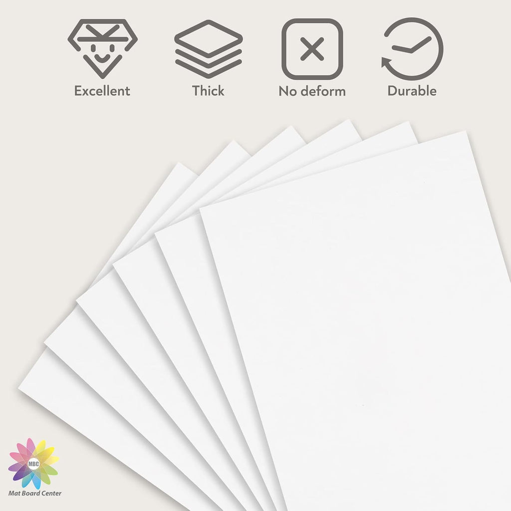 Mat Board Center, 50 Pack 12x16 Inch Corrugated Cardboard Sheets