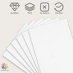 Mat Board Center, 50 Pack 12x16 Inch Corrugated Cardboard Sheets