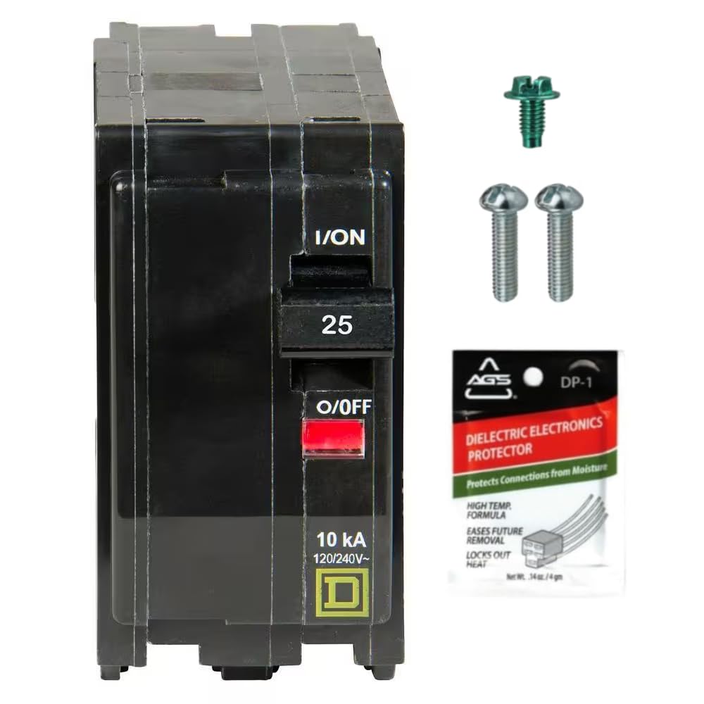 Genuine Square D QO225 25 Amp Double Pole Circuit Breaker Kit