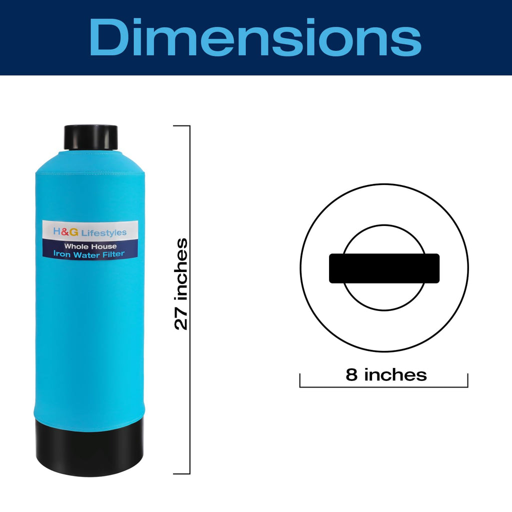 Whole House Water Filter System, Iron and Manganese Filter