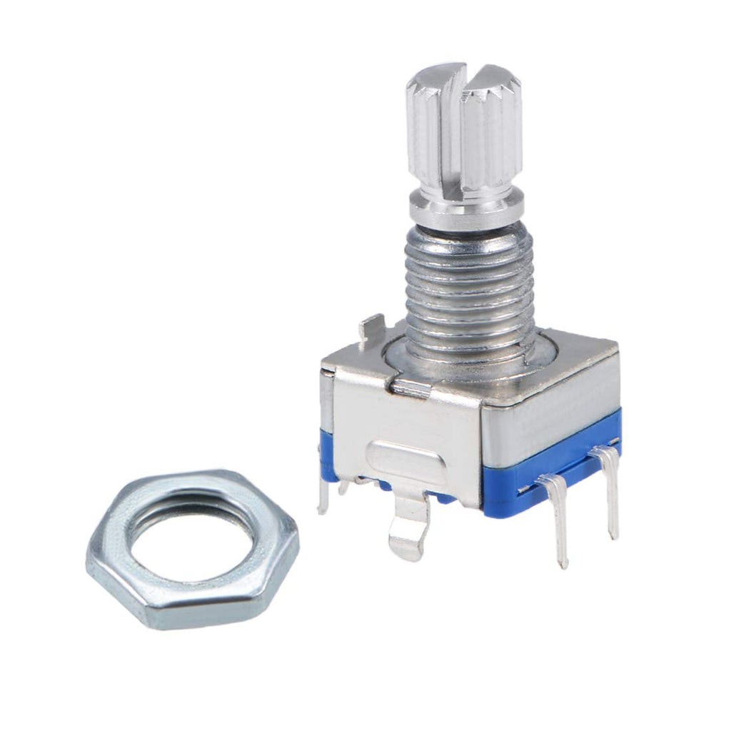 uxcell 360 Degree Rotary Encoder Code Switch Digital Potentiometer EC11 5 Pins 15mm Shaft 2pcs