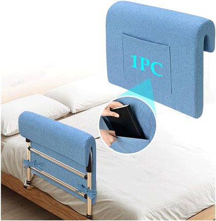 Hospital Bed Rail Covers Padded Foam Bed Rail Bumper Padding Elderly Adults Bedside Fall Protector Pads Seniors