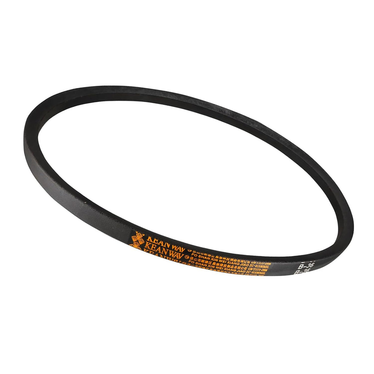 B-36 Rubber V-Belts, 36" Lp Wrapped B Section, 5/8" W 13/32" THK