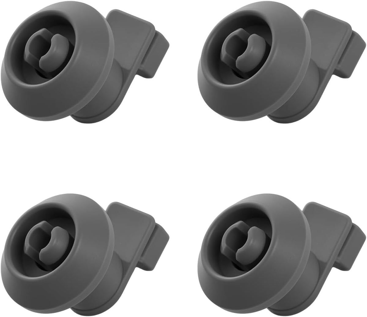 Upgraded 154522902 Dishwasher Dishrack Roller Wheels Replacement Parts for Frigidaire Dishwasher Rack Upper Roller 5304535380 Rack Parts Frigidaire Kenmore Dishwasher Roller Basket Top Wheels 4Pcs