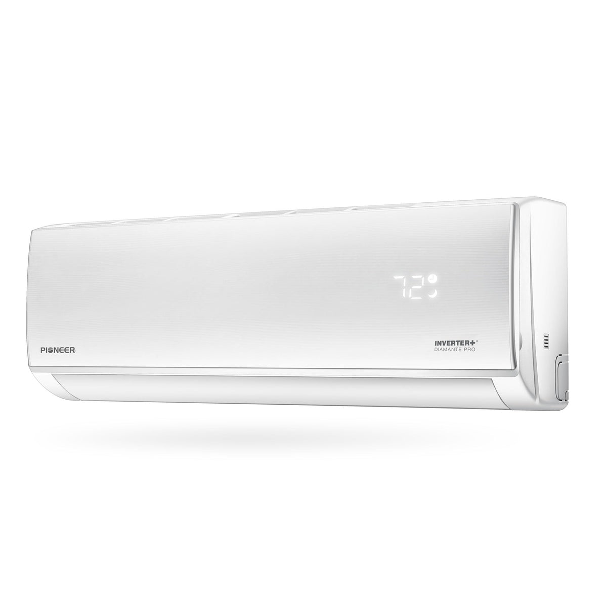 Diamante Pro Mini Split Air Conditioner, Heat Pump, 18000 BTU, 230V