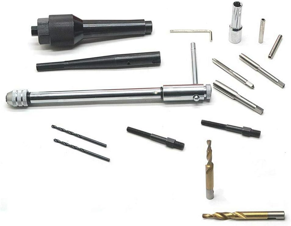 16 Piece Plug Lock Pick Tool Kit with Carry Case 2 in 1 Automotive and Home Repair Set Including Gasket Scraper Hook